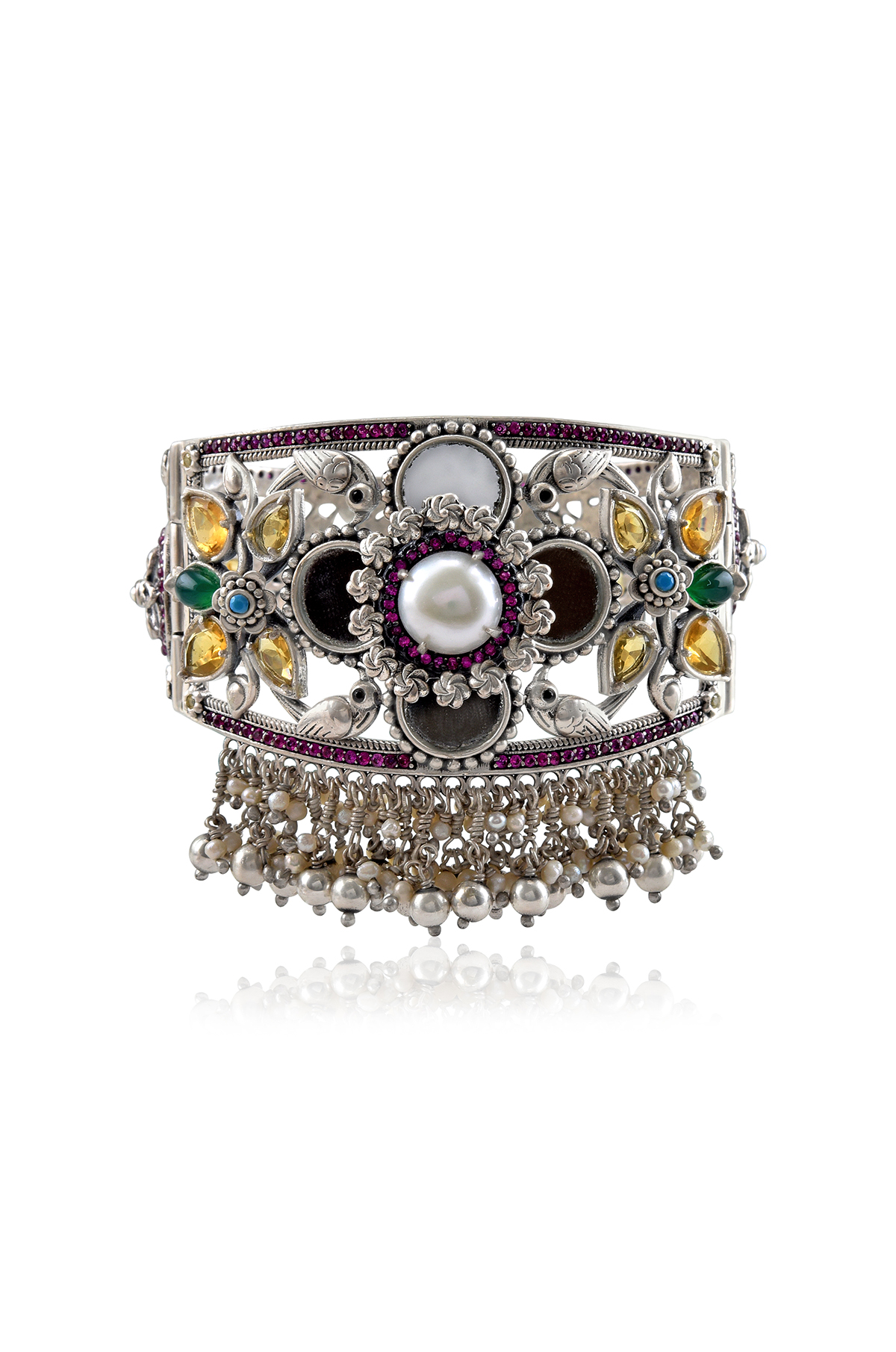 Silver Suryakamal Handcuff