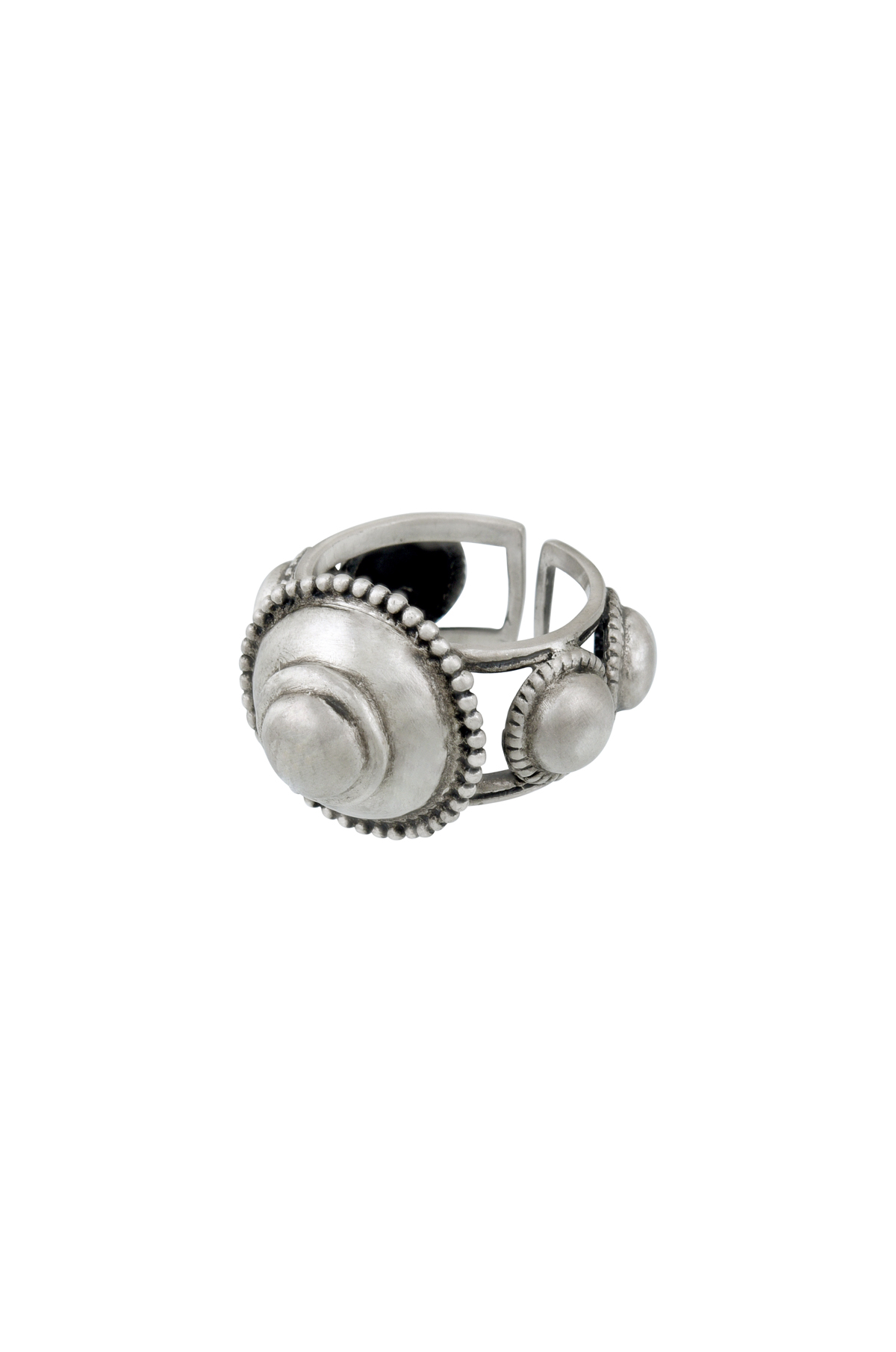 Silver Shravya Dome Ring